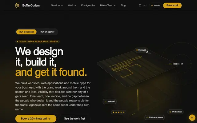 Boffin Coders Pvt. Ltd. website