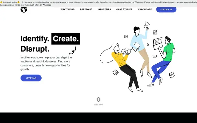 Bonoboz Marketing Services website