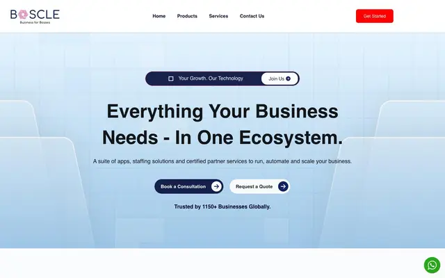 Boscle Technologies website
