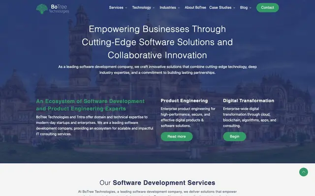 BoTree Technologies website