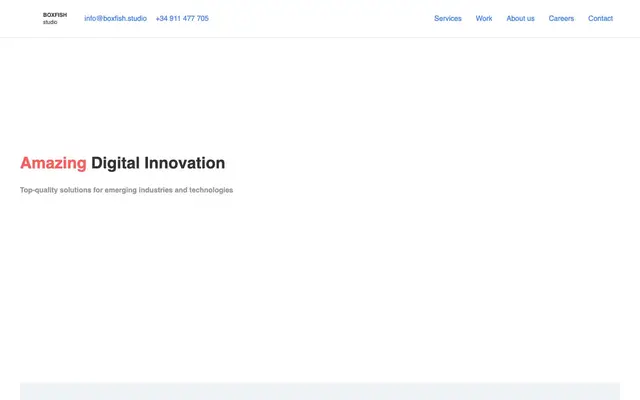 Boxfish Studio website