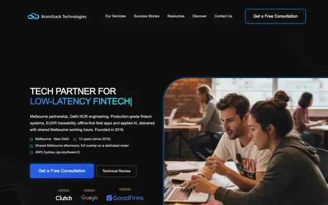 Brainstack Technologies - Software Development company website