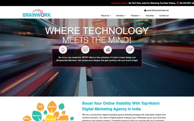 Brainwork Technologies website