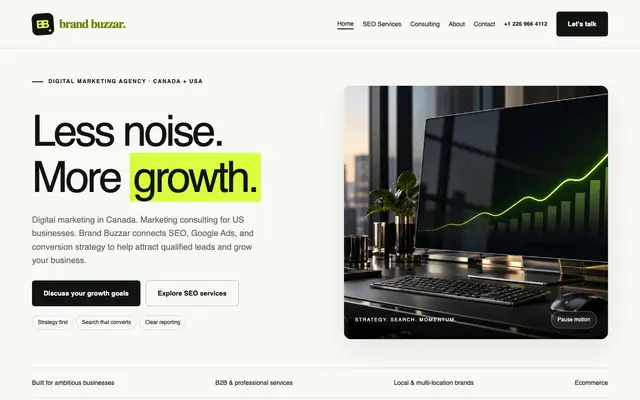 Brand Buzzar website