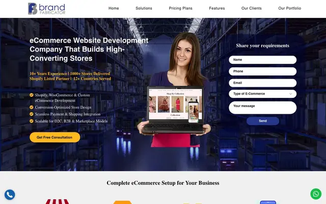 E-Commerce Website and Shopify Store Development… website