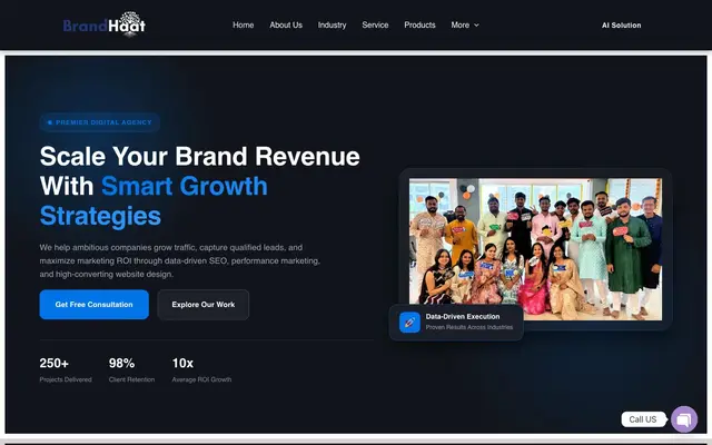 Brand Haat Digital Marketing website
