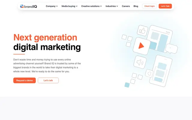 Brand IQ - Digital Advertising website