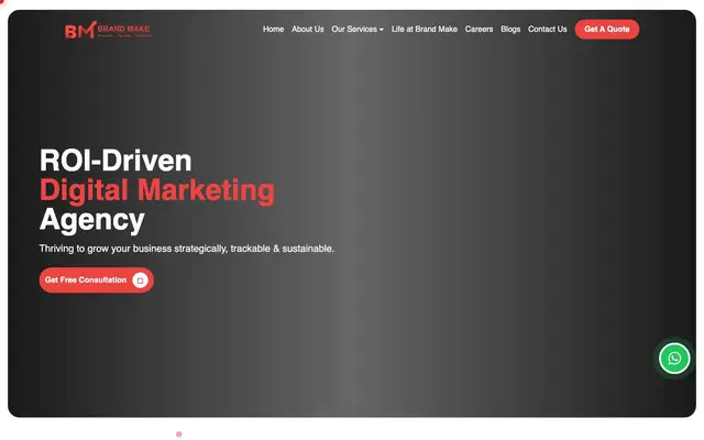 Brand Make website