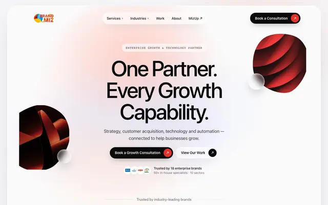 Brands Builders Technologies website