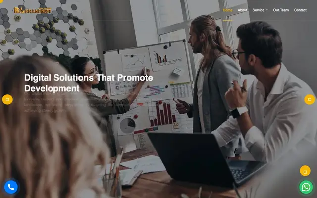 Brandnest Web Solutions website