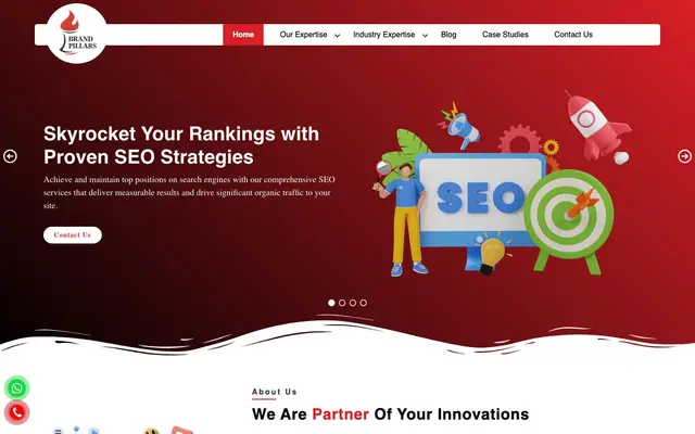 Brand Pillars website