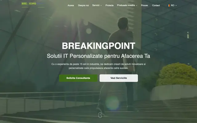 BreakingPoint Romania website