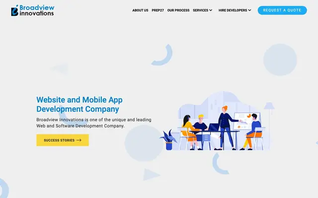 Broadview Innovations Pvt Ltd. website