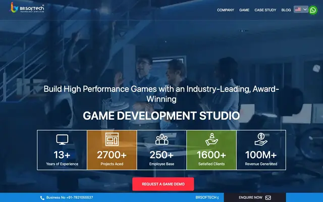 BR Softech website