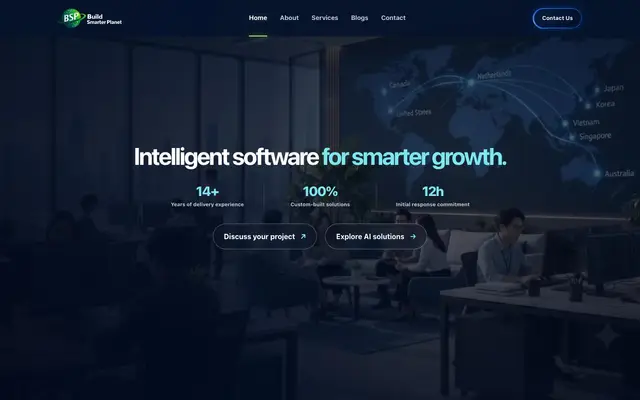 BSP Software Services Corp website