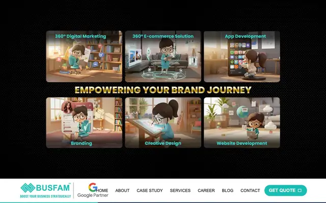 Busfam Digital Advertising Private Limited website