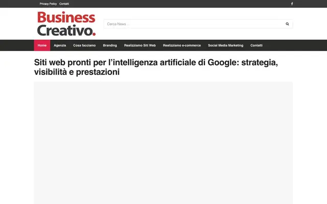 Business Creativo website