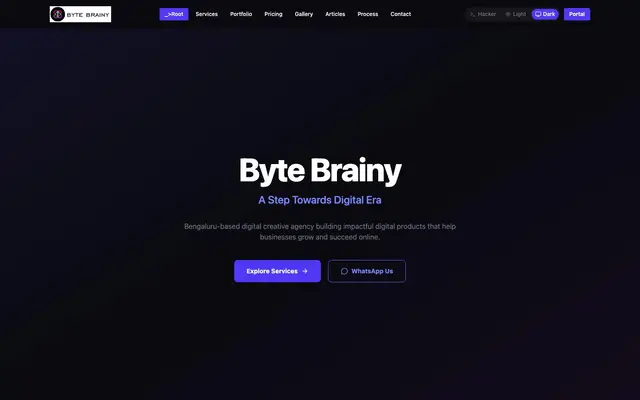 Byte Brainy website