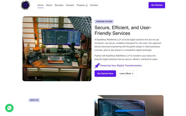 ByteWarp WebWorks LLP website