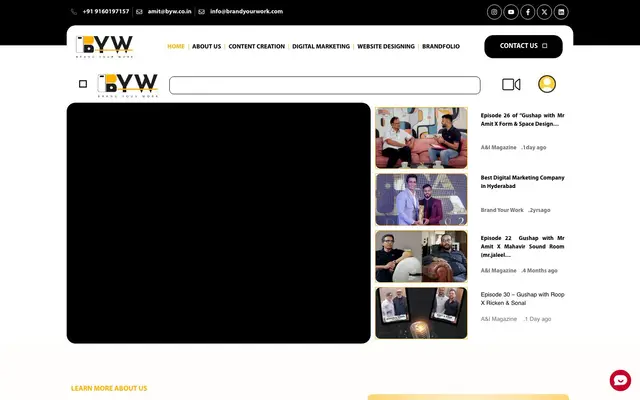 Brand Your Work website
