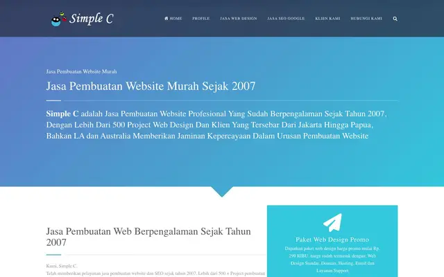 Web Design Jakarta (Mulai 600 RIBU) website