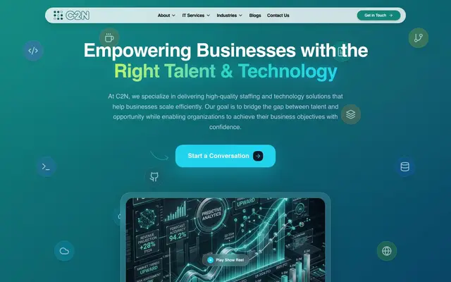 C2N IT SERVICES PVT. LTD. website