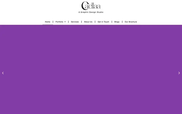 Caellaa Branding website