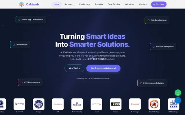 CAKIWEB SOLUTIONS PVT LTD website