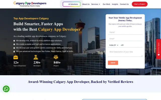 Calgary App Developers | Top Mobile App Development Company Calgary website