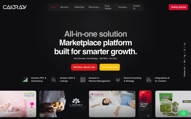 Calibray Business Solutions Private Limited website