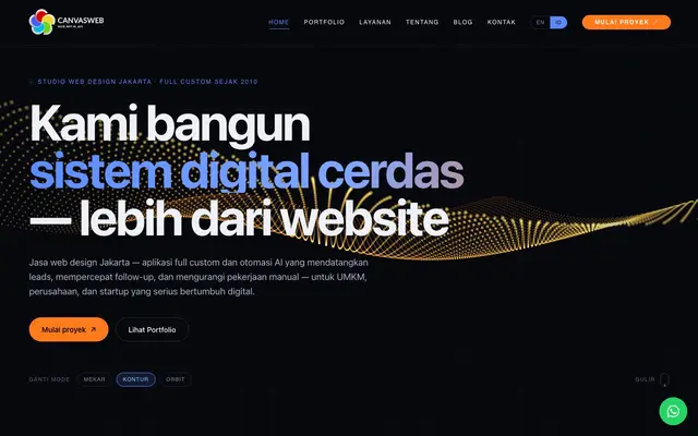 CANVASWEB - Jasa Pembuatan Website Profesional website
