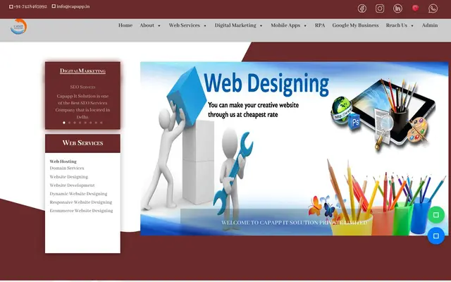 Capapp It solution Pvt.Ltd. website