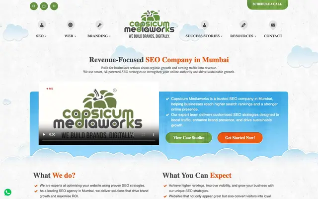 Capsicum Mediaworks website