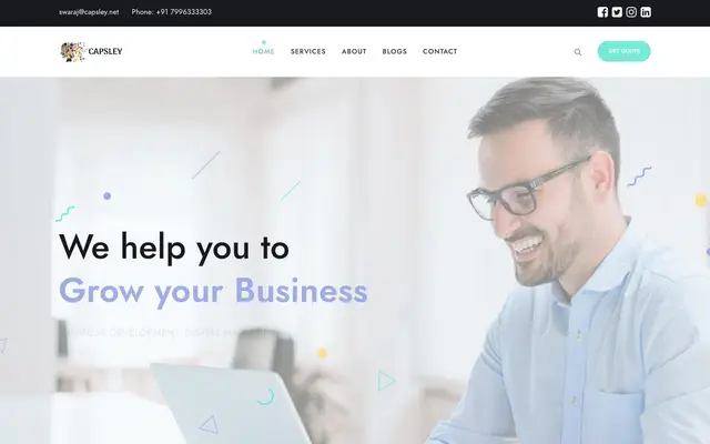 Capsley website