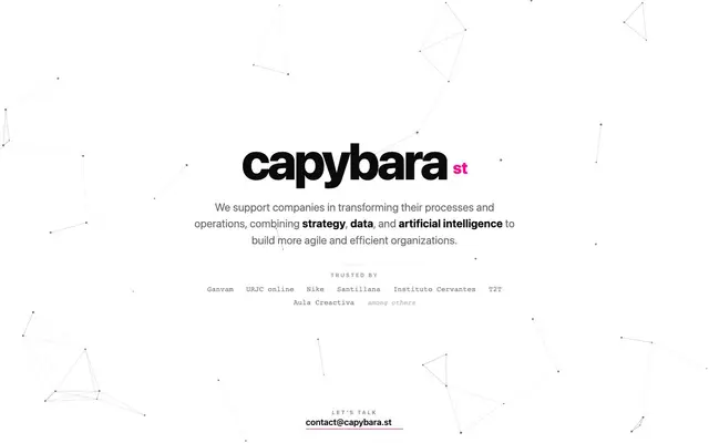 Capybara Studio website