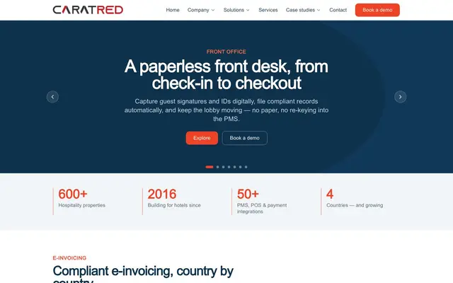 caratRED Technologies LLP website