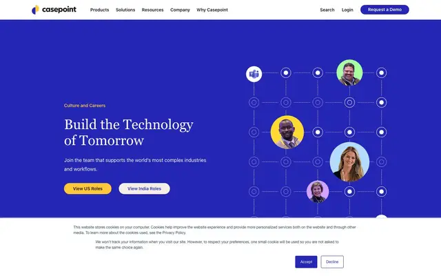 Casepoint Pvt. Ltd. website