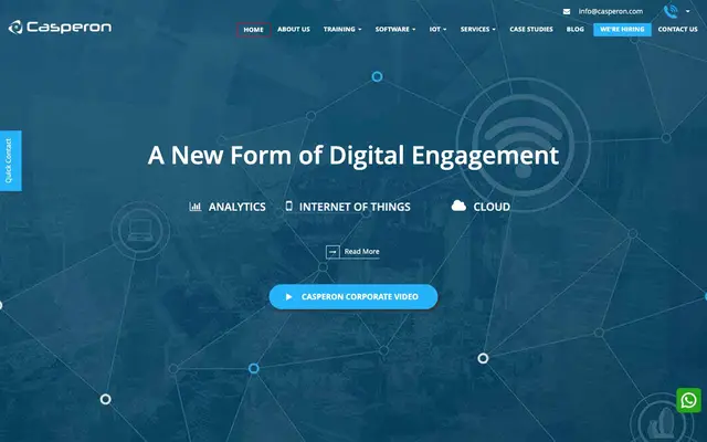 Casperon Technologies Pvt Ltd website
