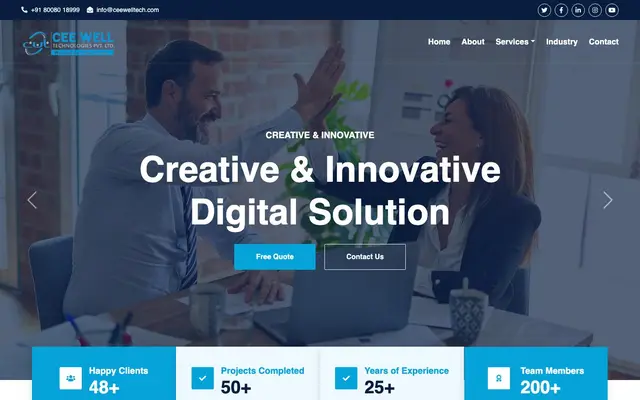 Ceewell Technologies Pvt Ltd website