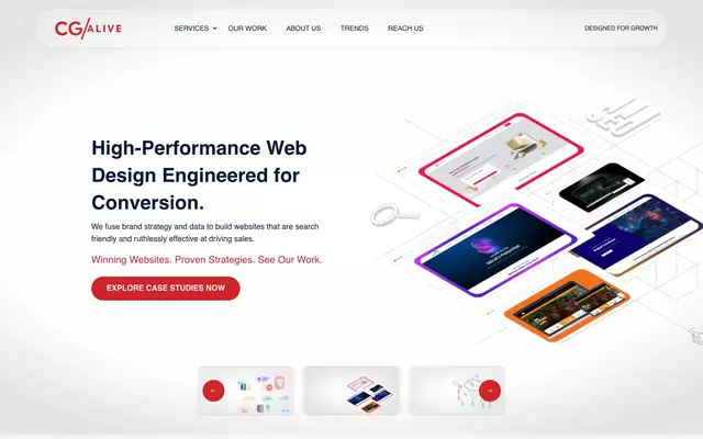 CGAlive website