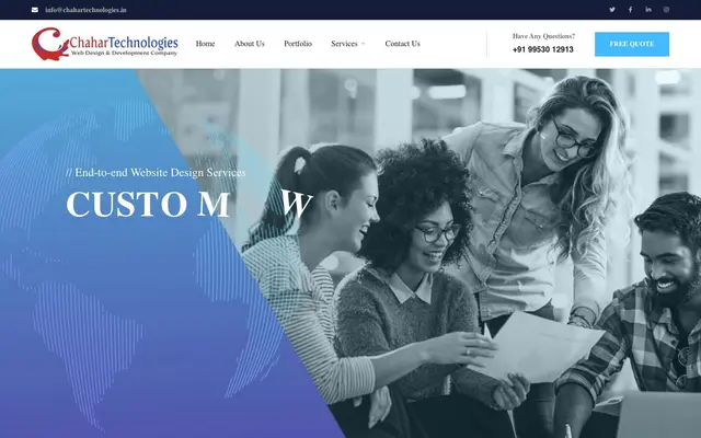 Chahar Technologies website
