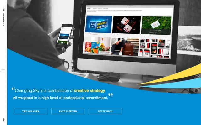 Changing Sky website