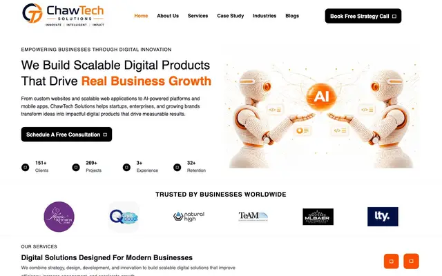 Chawtech Solutions Pvt. Ltd. website