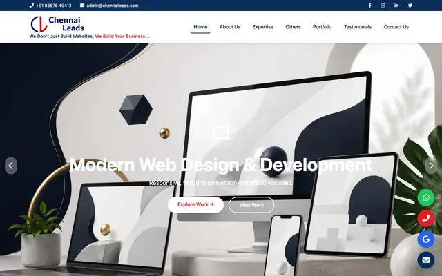 Chennai Leads website