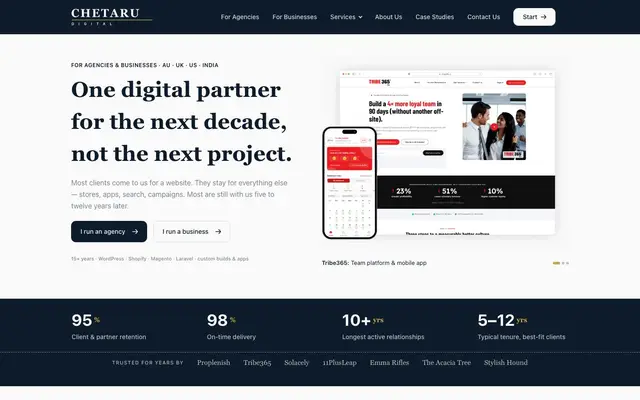 Chetaru Digital website