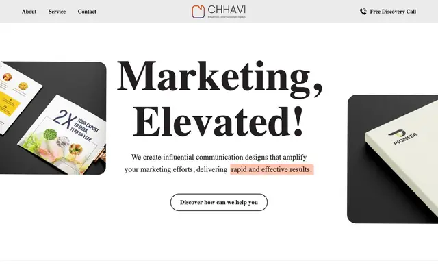 Chhavi Brand Elevate LLP website