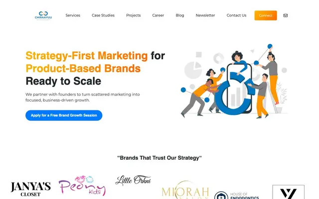 Chiraayuu Marketing Agency website