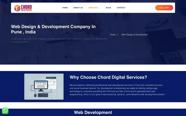 Chord Digital Services website