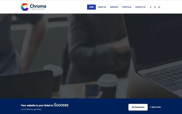 CHROMA WEB DESIGNS website