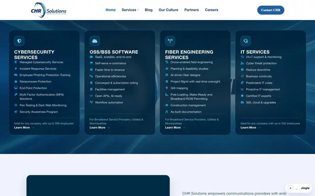CHR Solutions website